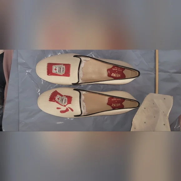🥫🍅🥫HEINZ X KATE SPADE NEW YORK LOAFERS 🥫🍅🥫 NWT 🥫🍅🥫SZ 6.5 B - Picture 4 of 14
